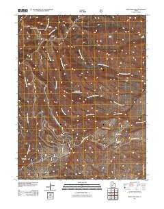 White Pine Peak Utah Historical topographic map, 1:24000 scale, 7.5 X 7.5 Minute, Year 2011