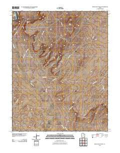 White Rock Point Utah Historical topographic map, 1:24000 scale, 7.5 X 7.5 Minute, Year 2010