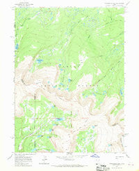 Whiterocks Lake Utah Historical topographic map, 1:24000 scale, 7.5 X 7.5 Minute, Year 1963