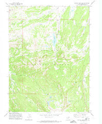 Whitney Reservoir Utah Historical topographic map, 1:24000 scale, 7.5 X 7.5 Minute, Year 1972