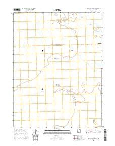 Wildcat Mountain SE Utah Current topographic map, 1:24000 scale, 7.5 X 7.5 Minute, Year 2014