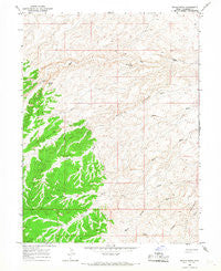 Wilkin Ridge Utah Historical topographic map, 1:24000 scale, 7.5 X 7.5 Minute, Year 1965