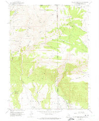 Willow Creek Butte Utah Historical topographic map, 1:24000 scale, 7.5 X 7.5 Minute, Year 1952