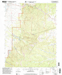 Wilson Peak Utah Historical topographic map, 1:24000 scale, 7.5 X 7.5 Minute, Year 2002