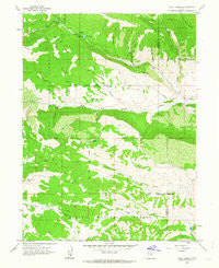 Wolf Creek Utah Historical topographic map, 1:24000 scale, 7.5 X 7.5 Minute, Year 1962