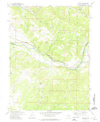 Woodland Utah Historical topographic map, 1:24000 scale, 7.5 X 7.5 Minute, Year 1972