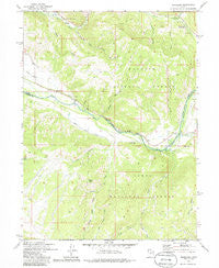 Woodland Utah Historical topographic map, 1:24000 scale, 7.5 X 7.5 Minute, Year 1972