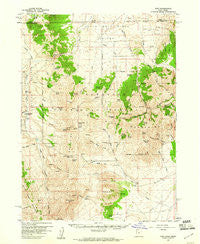 Yost Utah Historical topographic map, 1:62500 scale, 15 X 15 Minute, Year 1959