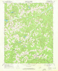 Abilene Virginia Historical topographic map, 1:24000 scale, 7.5 X 7.5 Minute, Year 1968