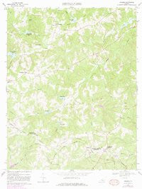 Abilene Virginia Historical topographic map, 1:24000 scale, 7.5 X 7.5 Minute, Year 1968