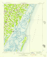 Accomac Virginia Historical topographic map, 1:62500 scale, 15 X 15 Minute, Year 1931
