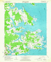 Achilles Virginia Historical topographic map, 1:24000 scale, 7.5 X 7.5 Minute, Year 1965
