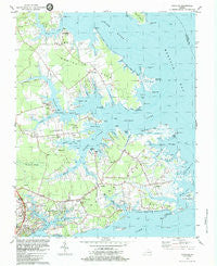 Achilles Virginia Historical topographic map, 1:24000 scale, 7.5 X 7.5 Minute, Year 1983