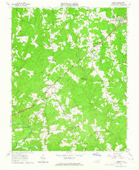 Alberta Virginia Historical topographic map, 1:24000 scale, 7.5 X 7.5 Minute, Year 1963