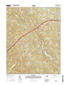 Alberta Virginia Current topographic map, 1:24000 scale, 7.5 X 7.5 Minute, Year 2016