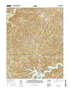 Alton Virginia Current topographic map, 1:24000 scale, 7.5 X 7.5 Minute, Year 2016