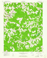 Amelia Virginia Historical topographic map, 1:24000 scale, 7.5 X 7.5 Minute, Year 1943
