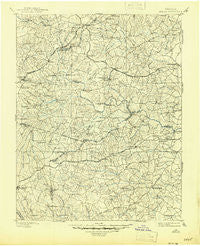 Amelia Virginia Historical topographic map, 1:125000 scale, 30 X 30 Minute, Year 1897
