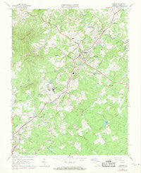 Amherst Virginia Historical topographic map, 1:24000 scale, 7.5 X 7.5 Minute, Year 1963