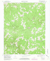 Andersonville Virginia Historical topographic map, 1:24000 scale, 7.5 X 7.5 Minute, Year 1967