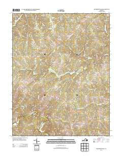 Andersonville Virginia Historical topographic map, 1:24000 scale, 7.5 X 7.5 Minute, Year 2013