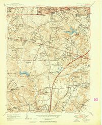 Annandale Virginia Historical topographic map, 1:24000 scale, 7.5 X 7.5 Minute, Year 1951