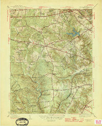 Annandale Virginia Historical topographic map, 1:31680 scale, 7.5 X 7.5 Minute, Year 1945