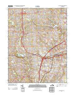 Annandale Virginia Historical topographic map, 1:24000 scale, 7.5 X 7.5 Minute, Year 2013