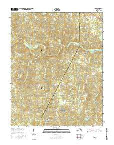 Ante Virginia Current topographic map, 1:24000 scale, 7.5 X 7.5 Minute, Year 2016