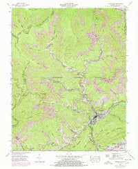 Appalachia Virginia Historical topographic map, 1:24000 scale, 7.5 X 7.5 Minute, Year 1955