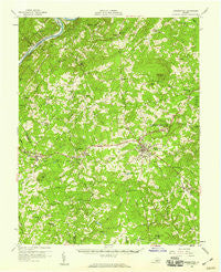 Appomattox Virginia Historical topographic map, 1:62500 scale, 15 X 15 Minute, Year 1958