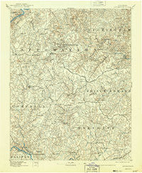 Appomattox Virginia Historical topographic map, 1:125000 scale, 30 X 30 Minute, Year 1892