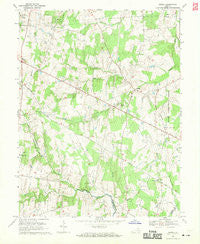 Arcola Virginia Historical topographic map, 1:24000 scale, 7.5 X 7.5 Minute, Year 1968