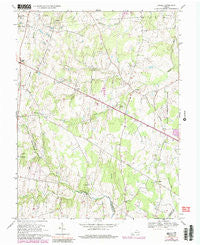 Arcola Virginia Historical topographic map, 1:24000 scale, 7.5 X 7.5 Minute, Year 1968