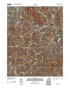 Arrington Virginia Historical topographic map, 1:24000 scale, 7.5 X 7.5 Minute, Year 2010