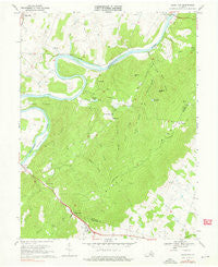 Ashby Gap Virginia Historical topographic map, 1:24000 scale, 7.5 X 7.5 Minute, Year 1970