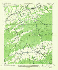 Atkins Virginia Historical topographic map, 1:24000 scale, 7.5 X 7.5 Minute, Year 1935