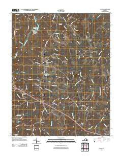 Axton Virginia Historical topographic map, 1:24000 scale, 7.5 X 7.5 Minute, Year 2011
