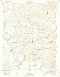 Aylett Virginia Historical topographic map, 1:24000 scale, 7.5 X 7.5 Minute, Year 1949