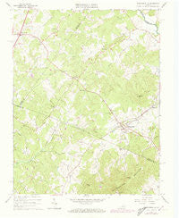 Barboursville Virginia Historical topographic map, 1:24000 scale, 7.5 X 7.5 Minute, Year 1964