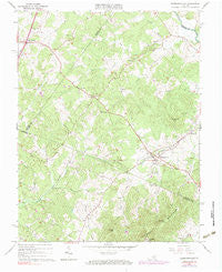 Barboursville Virginia Historical topographic map, 1:24000 scale, 7.5 X 7.5 Minute, Year 1964