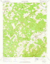 Barboursville Virginia Historical topographic map, 1:24000 scale, 7.5 X 7.5 Minute, Year 1964