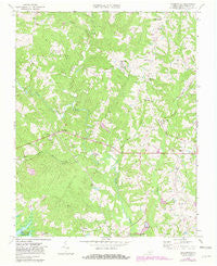 Baskerville Virginia Historical topographic map, 1:24000 scale, 7.5 X 7.5 Minute, Year 1968