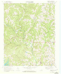 Baskerville Virginia Historical topographic map, 1:24000 scale, 7.5 X 7.5 Minute, Year 1968