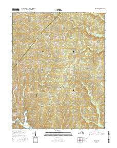 Belmont Virginia Current topographic map, 1:24000 scale, 7.5 X 7.5 Minute, Year 2016