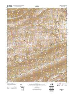 Ben Hur Virginia Historical topographic map, 1:24000 scale, 7.5 X 7.5 Minute, Year 2013