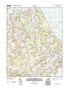 Benns Church Virginia Historical topographic map, 1:24000 scale, 7.5 X 7.5 Minute, Year 2013