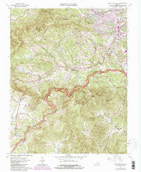 Bent Mountain Virginia Historical topographic map, 1:24000 scale, 7.5 X 7.5 Minute, Year 1963
