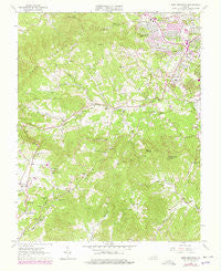 Bent Mountain Virginia Historical topographic map, 1:24000 scale, 7.5 X 7.5 Minute, Year 1963