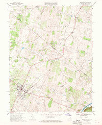 Berryville Virginia Historical topographic map, 1:24000 scale, 7.5 X 7.5 Minute, Year 1968